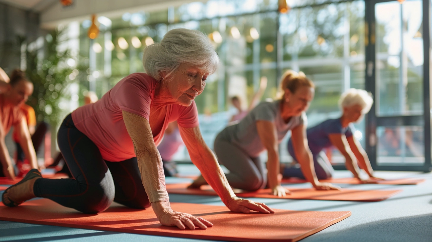 Заняття з гнучкості для пенсіонерів